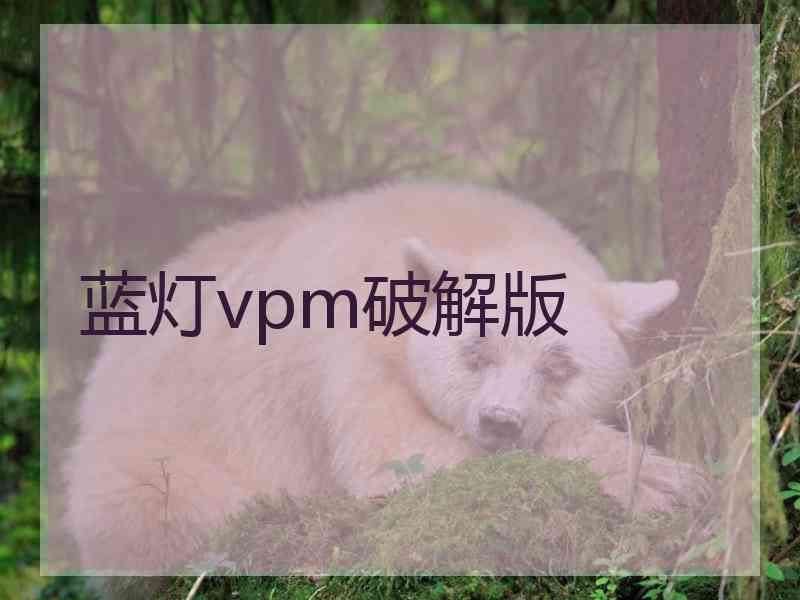 蓝灯vpm破解版