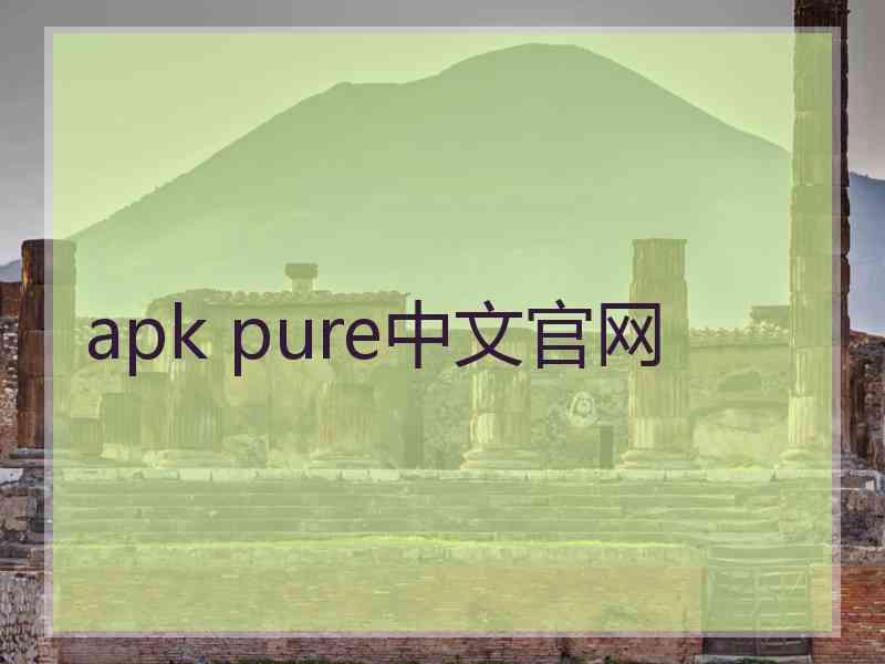 apk pure中文官网