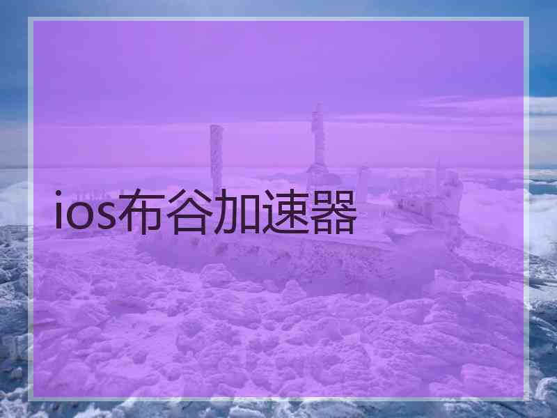 ios布谷加速器