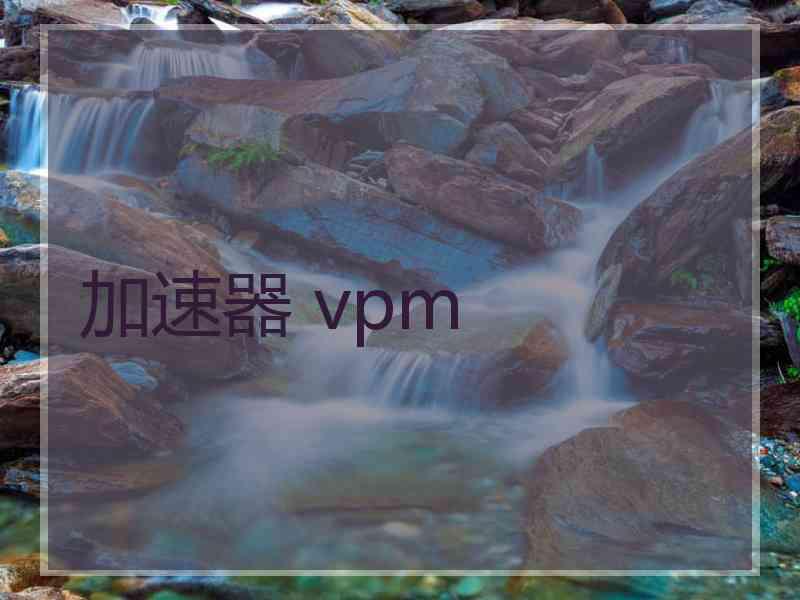 加速器 vpm