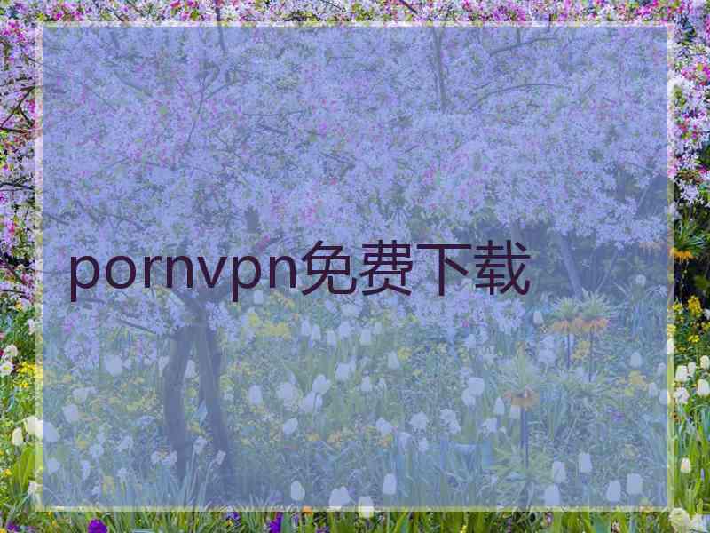 pornvpn免费下载