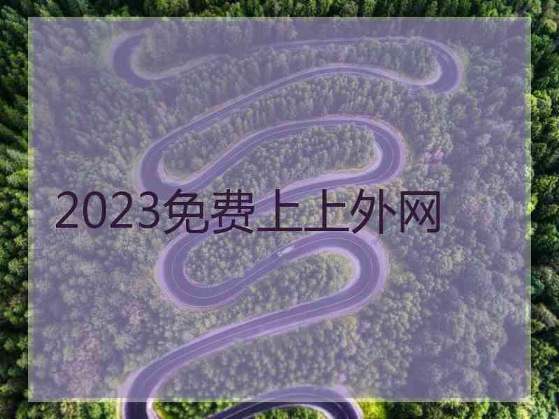 2023免费上上外网