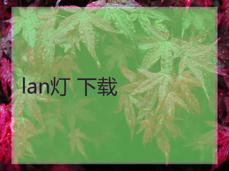 lan灯 下载