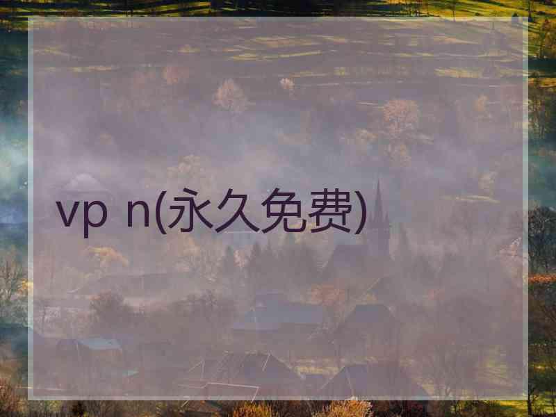 vp n(永久免费)