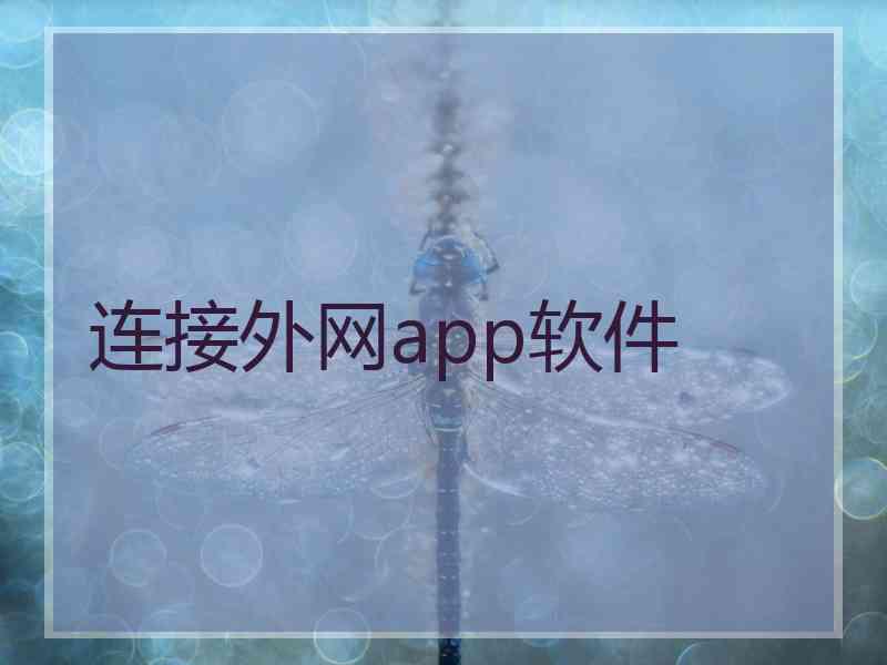 连接外网app软件