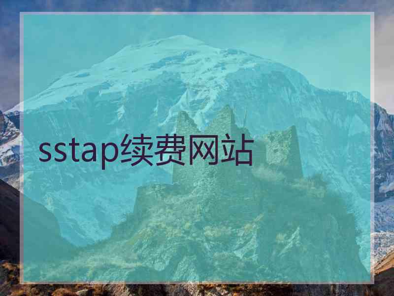 sstap续费网站