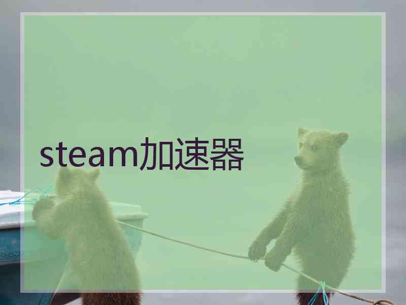 steam加速器