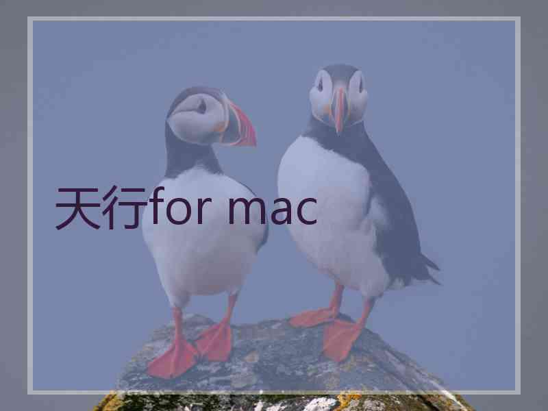 天行for mac