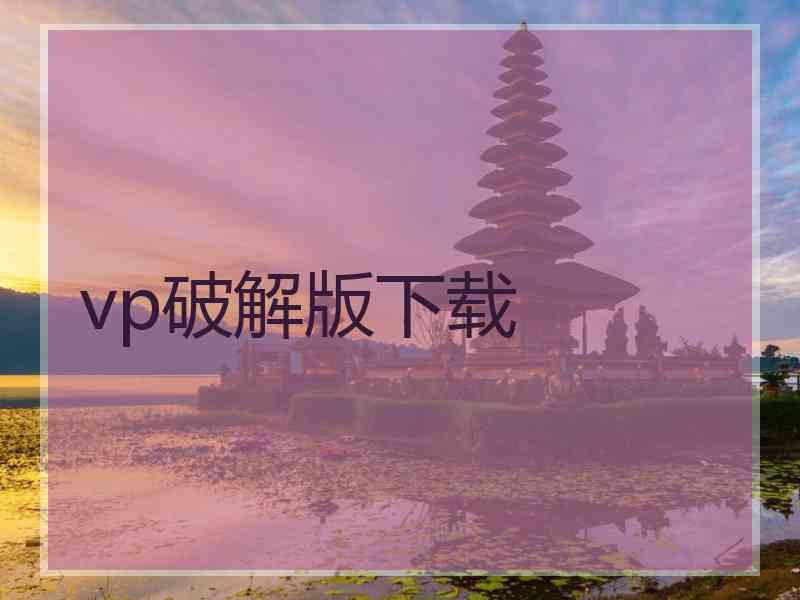 vp破解版下载