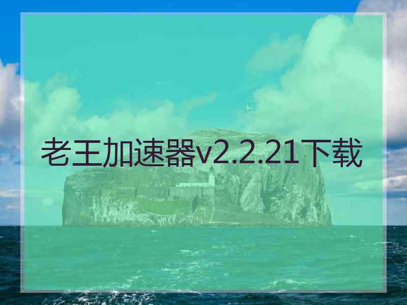 老王加速器v2.2.21下载