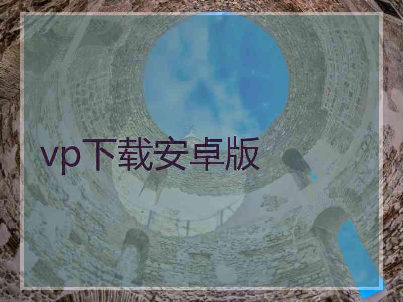 vp下载安卓版