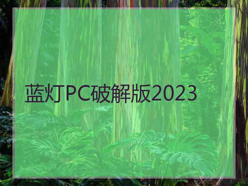 蓝灯PC破解版2023