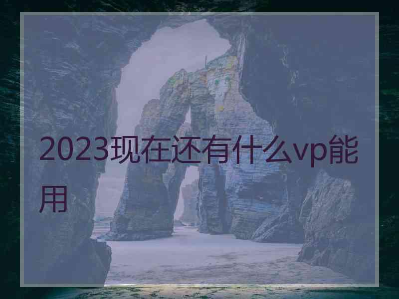 2023现在还有什么vp能用