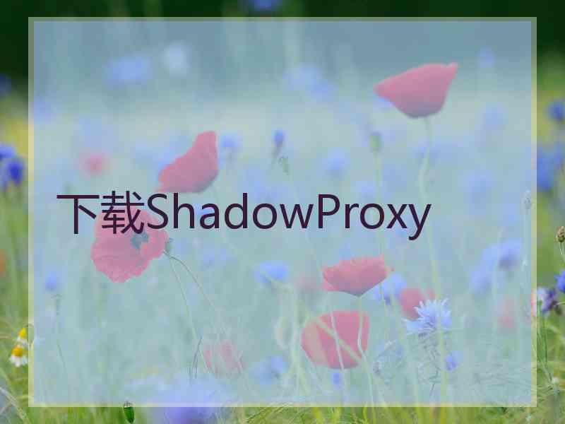 下载ShadowProxy