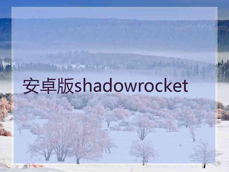 安卓版shadowrocket